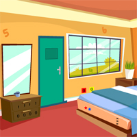 Free online html5 games - GenieFunGames Single Bed Room Escape game 