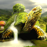 Free online html5 games - Wowescape Fantasy Floating World Escape game 