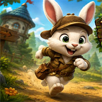 Free online html5 escape games - Mistwhisker Rabbit Escape Game