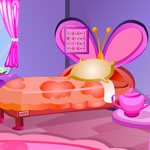 Free online html5 games - Escape From Butterfly Bedroom game 