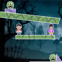 Free online html5 games - Colorful Ghosts game 