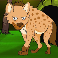 Free online html5 games - G2J Spotted Hyena Escape game 