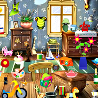 Free online html5 games - Messy House Objects game 