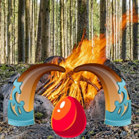 Free online html5 escape games - Flaming Forest Escape HTML5