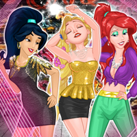 Free online html5 games - Disney Princesses Night Out game 