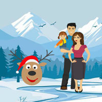 Free online html5 games - Wow Family Escape From Christmas Jungle game 