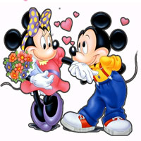 Free online html5 games - Mickey and Minnie game 