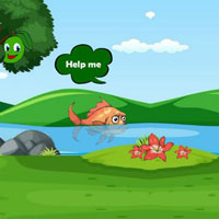 Free online html5 games - Wow Help The Mother Fish game 
