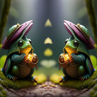 Mysterious Frog Land Escape HTML5