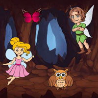 Free online html5 escape games - Fairy Pair Trapped Cursed Cave