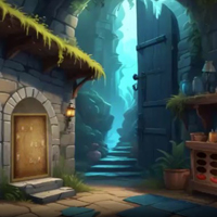 Free online html5 games - Halloween Sorcerer Girl Escape game 