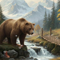 Free online html5 escape games - Winterfall Rescue