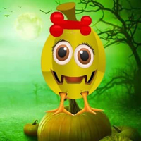 Free online html5 games - Emoji Pumpkin Forest Escape HTML5 game 
