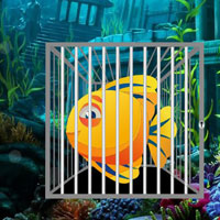 Free online html5 games - Underwater Yellow Fish Escape HTML5 game 