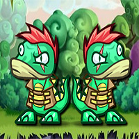 Free online html5 games - Double Dino Adventure 3 game 