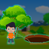 Free online html5 games - G2J Tiny Boy Rescue From Pit game 