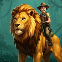 Free online html5 escape games - G4K Jungle Rider Lion Rescue