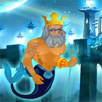 Free online html5 games - Poseidon Save Underwater World game 