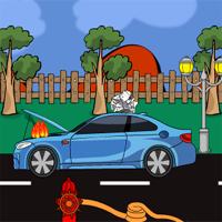 Free online html5 games - Recover A Burning Car On Fire game 