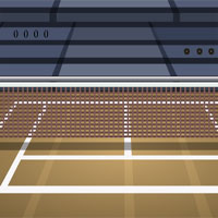 Free online html5 games - GFG Genie Tennis Court Escape game 