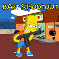 Free online html5 games - Bart Shootout game 