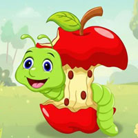 Free online html5 escape games - Soft Apple Worm Escape