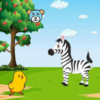 Free online html5 escape games - Zebra Discovers The Foal