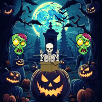 Free online html5 escape games - Need Halloween Food To Skeleton