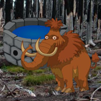 Free online html5 games - Baby Mammoth Escape game 