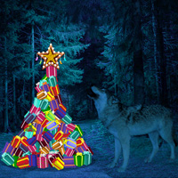 Free online html5 games - Wowescape Escape Game Wild Moon Christmas game 