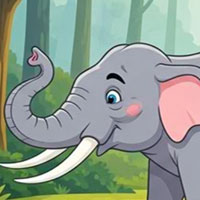 Free online html5 games - Peaceful Elephant Escape game 