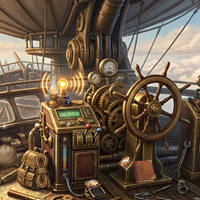 Free online html5 escape games - Clockwork Balloon