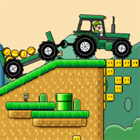 Free online html5 games - Mario Tractor 3 ToonGames game 