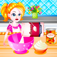 Free online html5 games - Cooking Peaches Cream Pie game 