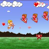 Free online html5 games - Cupid Loveheart game 