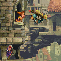 Free online html5 games - Knight Fall game 