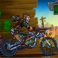 Free online html5 games - Dirtbike Apocalypse game 