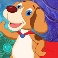 Free online html5 games - Superhero Dog Escape game 