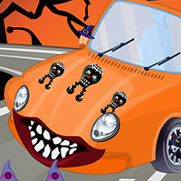 Free online html5 games - Hello Kitty Halloween Car Wash game 
