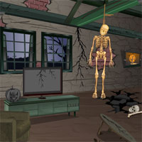 Free online html5 games - Escape Skeleton House game 