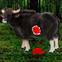Free online html5 games - Injured Gaur Escape HTML5 game - Games2rule 