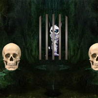 Free online html5 games - 8bGames Creepy Cat Escape game - Games2rule 