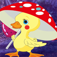 Free online html5 games - G4K Mushroom Duck Escape game 