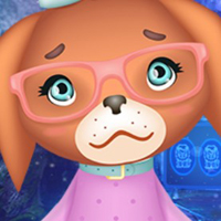 Free online html5 games - G4K Funny Little Puppy Escape game 