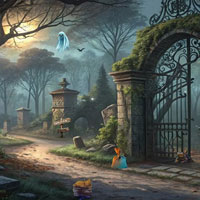 Free online html5 escape games - Crimson Graveyard