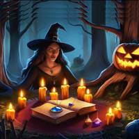 Free online html5 games - Wow Cute Witch Land 2024 Escape game 