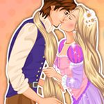 Free online html5 games - Tangled Princess Kiss game 