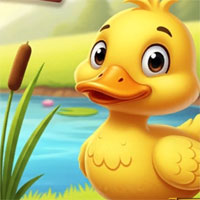 Free online html5 escape games - Farm House Pond Duck Escape
