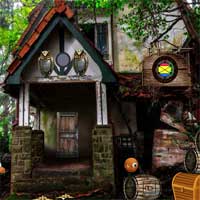 Free online html5 games - Urbex Forest House game 