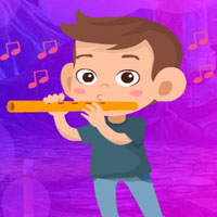 Free online html5 games - G4K Flute Musician Escape game 